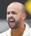  ?? Australian bowler Nathan Lyon. ??