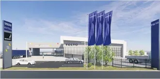  ?? SIME DARBY MOTORS NZ ?? The Sime Darby Motors NZ site will have a frontage onto Ruakura Rd. Pictured is an artist’s impression.