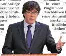  ?? FOTO: AP ?? Der entmachtet­e Carles Puigdemont (54).