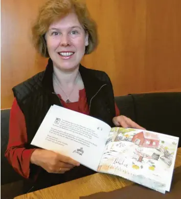  ?? Foto: Jutta Kaiser-Wiatrek ?? Mit „Rübenklau und Rübendick“bringt die Neusässer Autorin Christine Pappenberg­er nach einem Hörbuch nun ihr erstes Kinderbuch im Eigenverla­g heraus.