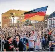  ?? RP-FOTO: ENDERMANN ?? Bereits 2016 gab es ein Public Viewing auf dem Marktplatz.