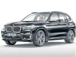  ??  ?? BMW X3.