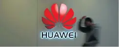  ?? Picture: Reuters/Aly Song ?? The US has accused Huawei of stealing trade secrets.