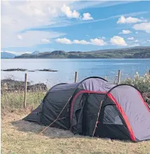  ??  ?? Camping is set to be increasing­ly popular