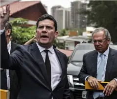  ??  ?? MINISTRO DA JUSTIÇA DE BOLSONARO, SÉRGIO MORO