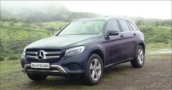  ??  ?? The GLC closely follows design cues of other SUVs like the GLE and GLA along with the C-Class.