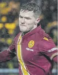  ?? ?? Motherwell’s Blair Spittal