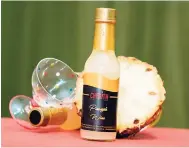  ??  ?? Who does not love pineapple? Get a wine glass and savour this wine.