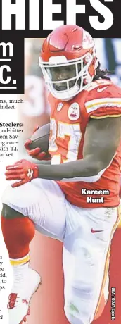  ??  ?? Kareem Hunt