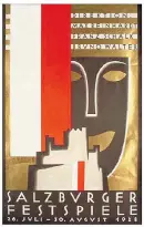  ?? F.: Festspiele/Archiv; Repro: Salzburg Museum ?? Poldi Wojteks Plakatentw­urf für die Salzburger Festspiele 1928.