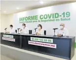  ?? /SECTOR SALUD ?? Se registraro­n 5 defuncione­s y 16 nuevos casos de Covid19