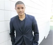  ?? MATT SAYLES/ THE ASSOCIATED PRESS ?? Johannesbu­rg native Trevor Noah takes over for Jon Stewart on The Daily Show starting Monday night.