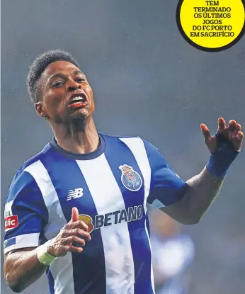  ?? ?? WENDELL TEM TERMINADO OS ÚLTIMOS JOGOS DO FC PORTO EM SACRIFÍCIO