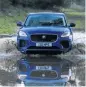  ??  ?? The E-Pace lacks the off-road tech of its Land Rover cousins but is still surprising­ly capable.