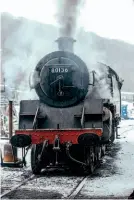  ?? CHARLOTTE GRAHAM/NYMR ?? Above: BR Standard 4MT 2-6-4T
No. 80136 was not used last year, but the winter maintenanc­e from 2019 is nearly completed, and it is seen raising steam on February 12.