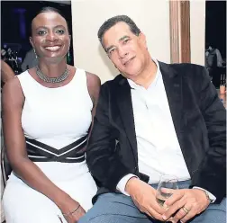  ?? PHOTOS BY ASHLEY ANGUIN ?? Carlene Davis with her husband Homer, mayor of Montego Bay.