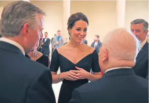  ?? Picture: AP. ?? The Duchess of Cambridge attends the St Andrews 600th Anniversar­y Dinner in New York.