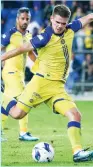  ?? (Danny Maron) ?? MACCABI TEL AVIV needs striker Vidar Orn Kjartansso­n to return to form tonight when it faces Hapoel Beersheba in the Toto Cup final.