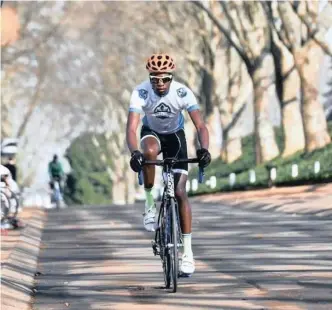  ??  ?? MICHAEL Dladla’s recent crash during a training ride reflected once again the vulnerabil­ity of cyclists on our roads, which has resulted in renewed calls from activists for the government’s interventi­on to make roads safer for all users.