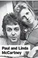  ?? ?? Paul and Linda McCartney