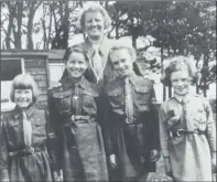  ??  ?? Greystones Brownies in 1941.