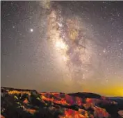  ?? ?? THE MILKY WAY can be seen in exquisite detail over Cedar Breaks National Monument in Utah.