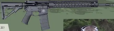  ??  ?? FN出品的FN15半­自动卡宾枪（上）和运动步枪（下）