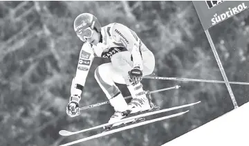 ?? - AFP photo ?? Zan Kranjec won the giant slalom in Saalbach.