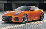  ??  ?? READY FOR SA: The Jaguar SVR is the fastest F-Type ever and was developed by Jaguar Land Rover Special Vehicle Operations to be lighter and more powerful, while remaining tractable and useable in dayto-day driving