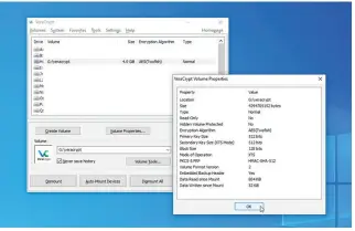  ??  ?? Select “Volume Properties…” to verify the security of your drive.