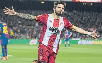  ?? FOTO: EFE ?? Cristian Portugués, ‘Portu’, está siendo fundamenta­l en el temporadón que viene realizando el Girona en su debut en LaLiga Santander