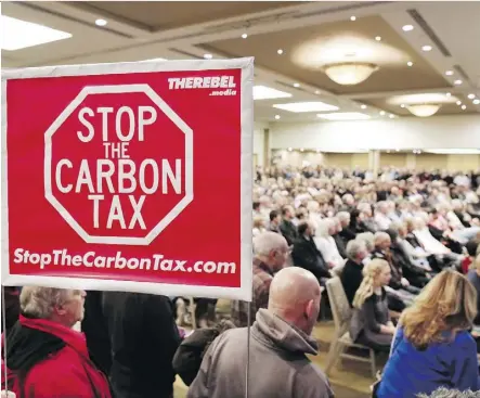  ?? GAVIN YOUNG/FILES ?? A survey conducted for Postmedia has found Albertans are all over the map when it comes to their opinions on greenhouse-gas emissions, climate change and the carbon tax.