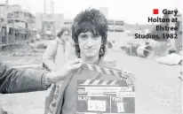  ??  ?? Gary Holton at Elstree Studios, 1982