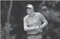  ?? ERIC GAY/AP ?? Aaron Wise hits off the 18th tee during the third round of the AT&T Byron Nelson on Saturday.