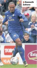 ??  ?? > Kenneth Zohore