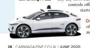  ??  ?? Jaguar is working with Waymo on a self-driving i-Pace