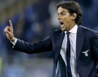  ??  ?? Personalit­à Simone Inzaghi, 41 anni, è sulla panchina biancocele­ste da aprile 2016