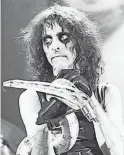  ?? WARNER BROS. RECORDS ?? Alice Cooper in the ’70s.