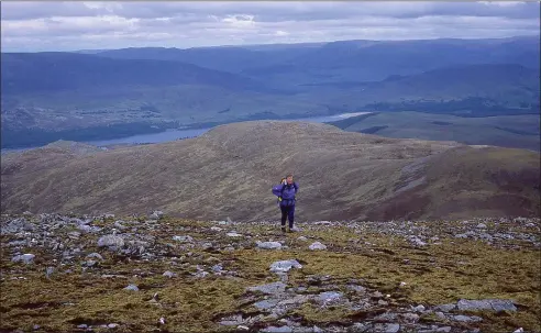  ??  ?? Ardverikie’s Geal Charn deserves better than to be lumped into the ‘dull hill’ category with the other Geal Charns in the Badenoch area