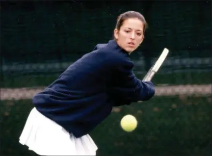  ?? PHOTO PROVIDED ?? In 1994, Kingston standout Kelly Weaver was the first girls tennis player to capture a state championsh­ip in her sport.