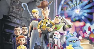  ?? DISNEY + ?? Fotograma de la película ‘Toy story 4’, la última de la saga protagoniz­ada por juguetes.