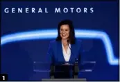  ??  ?? 1. The GM Detroit-Hamtramck announceme­nt. 2. The Model 3 by Tesla. 3. A Nissan Leaf. 4. A Tesco EV charging bay. 5. Petrol-powered SUVs have raised CO car emissions in the UK.