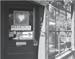  ?? CITIZEN FILE PHOTO ?? WeeMedical, now called the Giving Plant Society, is shown at its Third Avenue location on May 23.