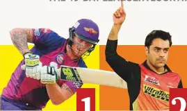  ?? Agencies Agencies ?? Ben Stokes became the most expensive foreign player this IPL. Rashid Khan and Nabi became first Afghanista­n players to play in IPL.