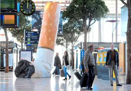  ??  ?? Growing concern: Tobacco products still pose significan­t risks to health, and while the number of smokers in the united States has significan­tly declined, for every american smoker who has quit, the global rate of smoking has increased. Photo: aFP