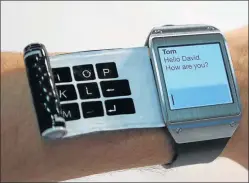  ?? CEDOC PERFIL ?? POSIBILIDA­DES. Usarlo como un teclado para los Smartwatch­es.