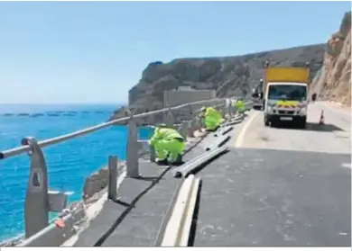  ??  ?? Una de las imágenes de las obras en marcha hasta esta semana del vídeo solidario.