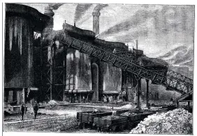  ??  ?? The Barrow Hematite Steel Company, Barrow-in-Furness, c1890