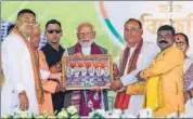  ?? ?? Prime Minister Narendra Modi in Malda on Friday.