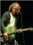  ?? Invision/AP/File/BARRY BRECHEISEN ?? The late Chris Cornell, pictured here at a show in 2013, was the lead singer of Soundgarde­n and Audioslave